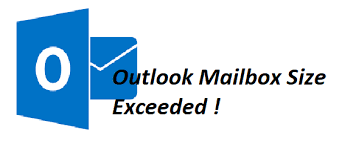 manage outlook mailbox size exceeded