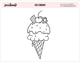 Download the printable ice cream coloring picture pdf and print on 8.5 x 11″ white paper. These Free Ice Cream Coloring Pages Will Help Your Kiddos Chill Out