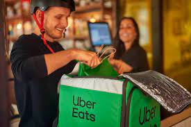 Uber Eats Delivery Job gambar png