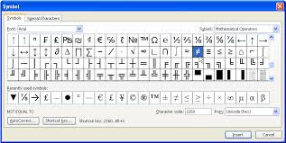 Symbols And Characters In Microsoft Office Office Articles