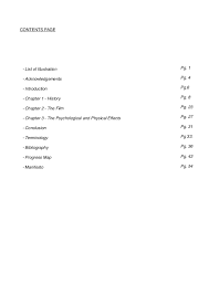 Table Of Contents Dissertation   Custom Writing Service Contents page