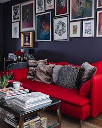 Red Sofa Living Room Red Red Couch