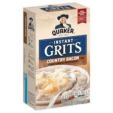 quaker instant grits country bacon