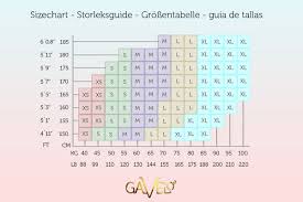 Gavelo Size Guide