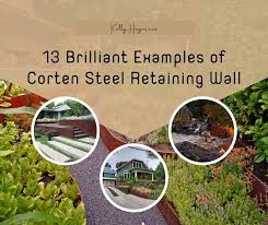 Corten Steel Retaining Wall