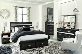 Laurelin black sleigh storage bedroom set. Ashley Furniture Bedroom Furniture Sets For Sale Ebay