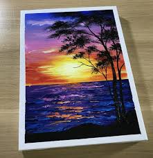 Acrylic Sunset How To Paint Sunset