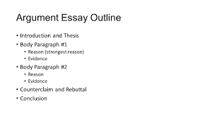 Using an outline to write a paper