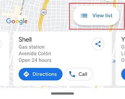 the nearest gas station on google maps
