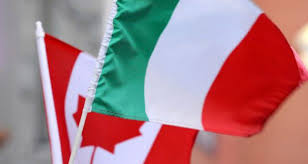 Risultati immagini per canadian and italian flags