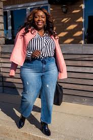 the best plus size mom jeans for spring