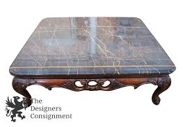 gray marble top coffee tail table