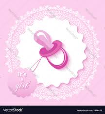Baby Shower Girl Invitation Card Design