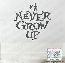 peter pan quote vinyl wall decal