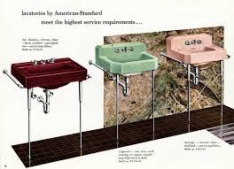 12 vintage bathroom sinks from american