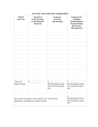 39 home budget worksheet page 3 free