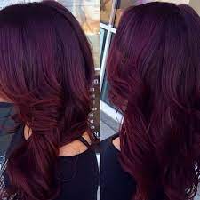 This makes use of a darker shade of mahogany, as opposed to a fiery and vibrant one. Deep Purple Red Hair Color