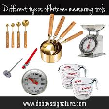 diffe types of kitchen mering tools