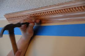 crown molding on cathedral ceilings