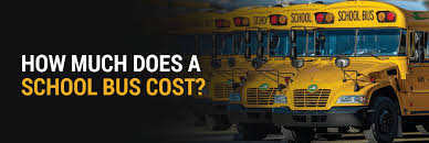 How Much Does A School Bus Cost The