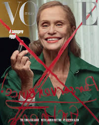 lauren hutton stars on the cover