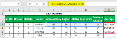 marksheet in excel how to make
