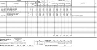 Load Schedule Open Electrical