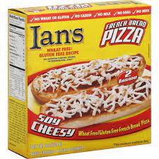 ians pizza french bread soy cheesy