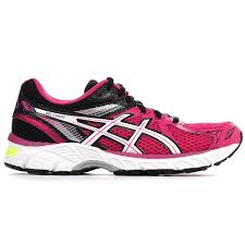 Asics Gel Chart 2 Womens Running Trainer Shoe Pink Black