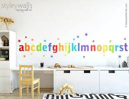 Alphabet Wall Decals