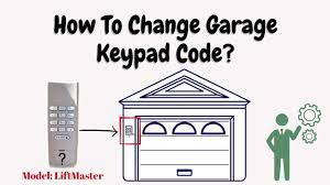 how to change garage keypad code you