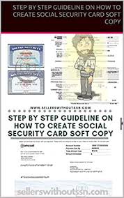 Getting a social security card takes time to process. Amazon Com Step By Step Guideline On How To Create Social Security Card Soft Copy Ebook Gronli Kim Terje Rudschinat Kindle Store