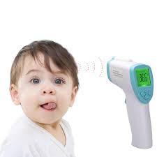 Us 20 64 14 Off Forehead Ear Non Contact Thermometer Professional Fever Temperature Infrared Scanner For Baby With Bilingual Celsius Fahrenheit In