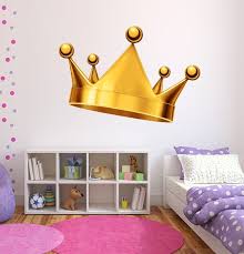 Gold Crown Wall Decal Royal Crown Decal