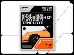 race car sponsorship contract template
