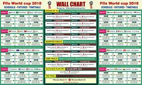 Fifa World Cup 2018 Free Wallchart Schedule And Timetable