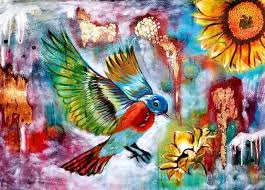 Flying Colors Painting By Niyati Jiwani
