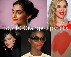 10 best orange lipsticks for indian