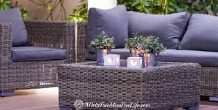 how to clean patio furniture a mess
