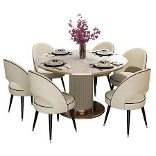 While decorating your home, a dining table set is one of the most important pieces of furniture you will buy. 2021 Customized Design Luxury Dining Table Sets With 6 Chairs For Dining Room Buy Round Dining Table Dining Table Sets 6 Chairs Dining Table Sets Luxury Product On Alibaba Com