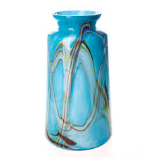 Oceanic Tall Vase Amelia Art Glass
