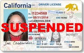 california drivers license is suspended