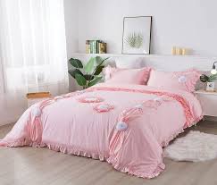 100 Cotton Girls Pink Bedding Set