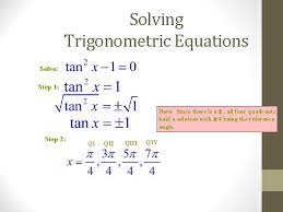 solving trigonometric equations for all