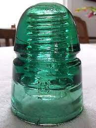 Emerald Green Bubble Beehive Antique