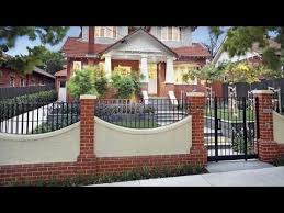 Beautiful Brick Wall Fence Designs