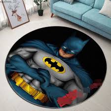 the batman area rugs 3d printed round