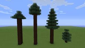 spruce tree located in minecraft
