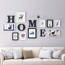 photo wall frame combination living