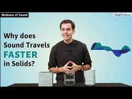 why does sound travels faster in solids